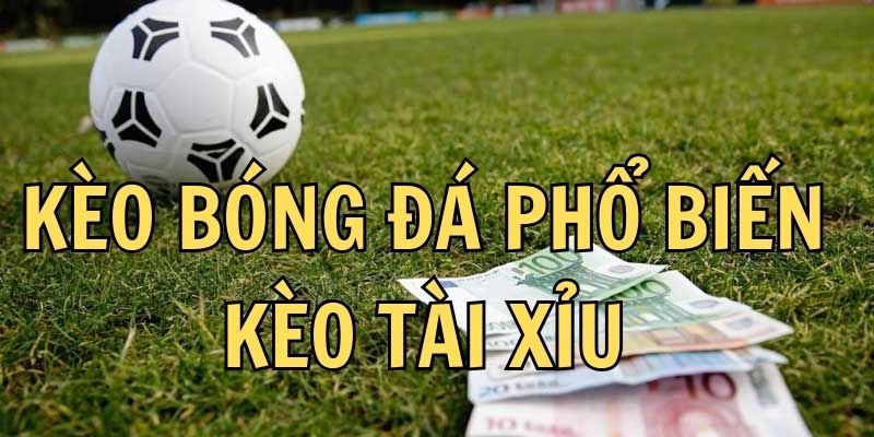 Kèo bóng đá phổ biến Tài Xỉu